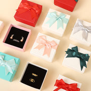 ギフトボックス ギフト箱 プレゼントボックス アクセサリーケース アクセサリーボックス リボン ラッピング用品 ジュエリー ネックレス ピアス ブレスレット 贈り物 誕生日 お祝い クリスマス バレンタイン おしゃれ 可愛い