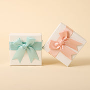 ギフトボックス ギフト箱 プレゼントボックス アクセサリーケース アクセサリーボックス リボン ラッピング用品 ジュエリー ネックレス ピアス ブレスレット 贈り物 誕生日 お祝い クリスマス バレンタイン おしゃれ 可愛い
