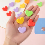 クリップ 5個セット ペーパークリップ メモクリップ 紙挟み ハート おしゃれ かわいい 文房具 挟む オフィス キュート 雑貨 学校 書類
