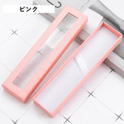 ギフトボックス 箱 ペン用 ラッピング用品 ケース プレゼント 窓付き お祝い 入学祝い 卒業祝い 入社祝い 無地 単色 シンプル おしゃれ
