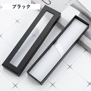 ギフトボックス 箱 ペン用 ラッピング用品 ケース プレゼント 窓付き お祝い 入学祝い 卒業祝い 入社祝い 無地 単色 シンプル おしゃれ