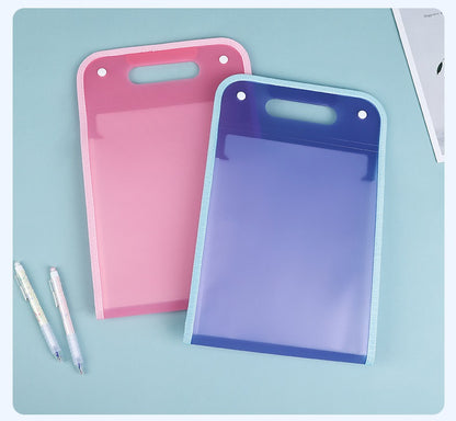 クリアファイルケース ドキュメントファイルホルダー 文房具 文具 ファイル バッグ型書類ケース 商品画像2