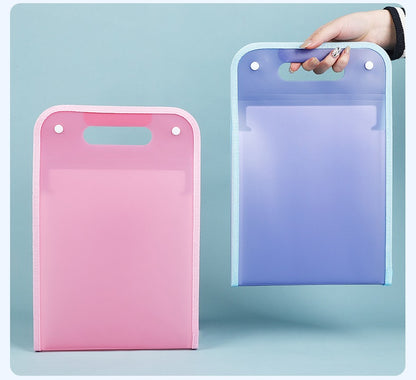 クリアファイルケース ドキュメントファイルホルダー 文房具 文具 ファイル バッグ型書類ケース 商品画像3