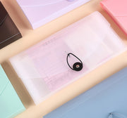 書類ケース ドキュメントファイル ファイル 文房具 整理用品 収納雑貨 収納グッズ オフィス用品 事務用品 B6サイズ インデックス付き 防水 半透明 無地 シンプル カジュアル シック クール かっこいい 可愛い キュート