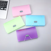 ファイルケース 13ポケット A6 書類ケース じゃばら式 書類入れ 事務用品 収納 保管 大容量 書類整理 オフィス ホルダー