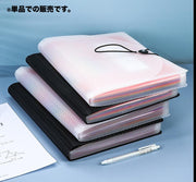 ファイルケース ドキュメントファイル 24ポケット A4 書類ケース 蛇腹 ジャバラ プリント整理 持ち運び じゃばら 収納 日用品雑貨