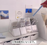 ペン立て ペンスタンド 単品 ペンホルダー 鉛筆立て 文具 文房具 収納 小物 メイクグッズ 三角 トライアングル シンプル オフィス 整理整頓