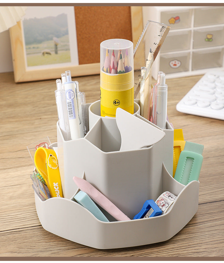 ペン立て ペンスタンド 360度回転 ペンホルダー メイクブラシスタンド 小物入れ 商品画像4