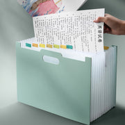 ファイルケース ファイルボックス A4 取っ手付き 手提げ 鞄型 バッグ型 折りたたみ 持ち運び 書類入れ ジャバラ 蛇腹 収納 整理 資料 オフィス 通勤 通学 ビジネス 便利