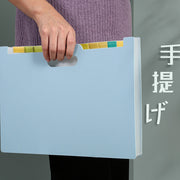 ファイルケース ファイルボックス A4 取っ手付き 手提げ 鞄型 バッグ型 折りたたみ 持ち運び 書類入れ ジャバラ 蛇腹 収納 整理 資料 オフィス 通勤 通学 ビジネス 便利