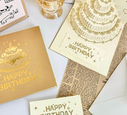 バースデーカード グリーティングカード メッセージカード カード 単品 手紙 誕生日 ケーキ 蝶 ポップアップ かわいい おしゃれ 立体