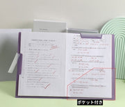 クリップボード 5色セット 5色入り クリップファイル A3 ポケット付き シンプル 防水 用紙 プリント 資料 書類 収納 保管 整理 学校 ビジネス オフィス