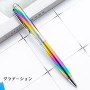 ボールペン 単品 ペン クリップ付き 筆記具 文房具 メタル ゴールドカラー シルバーカラー ローズ 金属製 景品 記念品 繰り出し式 高級感 ステーショナリー