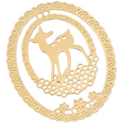 ブックマーク 3枚組 ブックマーカー ページマーカー しおり 栞 メタル 金属製 透かし模様 楕円形 金色 ゴールドカラー 読書
