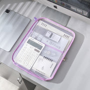 ファイルケース A4 ドキュメントファイル メッシュ 軽量 ファスナー カードポケット 書類ケース 書類入れ 半透明 収納 事務用品 文具 保管 オフィス 資料 持ち運び 学校 ビジネス 仕事
