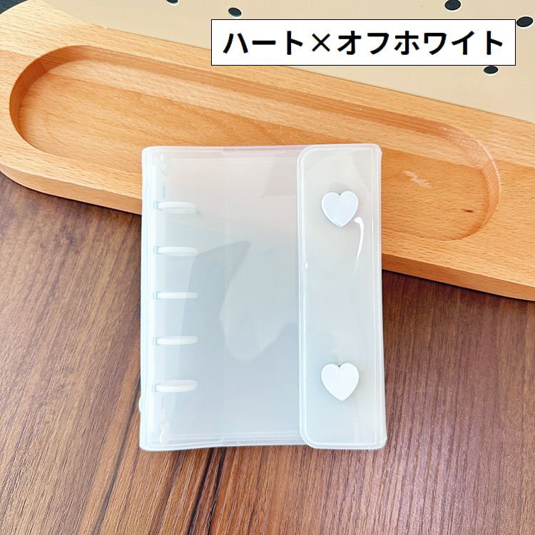 シール帳バインダー 5穴 M5 ミニサイズ コンパクト リングファイル 商品画像3