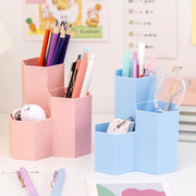 ペン立て ペンスタンド 鉛筆立て 文房具入れ ペンホルダー 六角形 小物入れ 収納 卓上 机上 整理整頓 スッキリ シンプル おしゃれ オフィス デスクワーク 事務