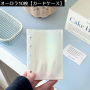 システム手帳用 リフィル ルーズリーフ用 M5 5穴 カードポケット 仕切り 方眼 無地 ドット 交換用 ミニ ノート メモ帳