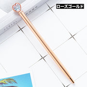 ボールペン 単品 1本 文房具 文具 ハート 可愛い キュート 勉強 学習 オフィス メモ シンプル 便利 事務用品 筆記用具 プレゼント