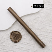シーリングワックス スティック型 単品1本 直径11mm グルーガン用 封蝋 シーリングスタンプ用品 結婚式 招待状 手紙 DIY