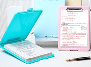 クリップボード A4 収納一体型 バインダー ファイルケース 事務用品 文房具 書類整理 縦 資料収納 オフィス ビジネス 会議 学校