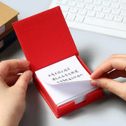 メモ帳 メモケース メモボックス 卓上メモ メモ 用紙 デスク 机上 オフィス 文具 文房具 小物 伝言 シンプル 持ち運び 事務用品