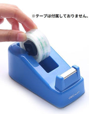 テープカッター テープホルダー 18mm 文房具 ミニ 小型 卓上 セロハンテープ 滑り止め シンプル定番 オフィス