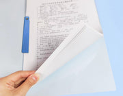 クリップファイル クリアファイル A4 スライドクリップ式 文房具 文具 ファイル 事務用品 学用品 バインダー 挟む 簡単 学生 オフィス 整理整頓 収納 保管 シンプル 便利
