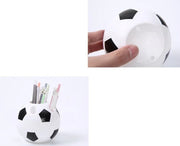 ペンスタンド ペン立て 鉛筆立て ペンホルダー サッカーボール風 球型 文房具入れ 卓上収納 机上 デスク 小物入れ 整理整頓 かわいい おしゃれ 便利