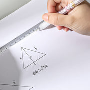 定規 三角柱 15cm 20cm 単品 1個 文具 事務用品 製図 透明 クリア 立体的 直線定規 直尺 ルーラー 測定スケール 学校 オフィス シンプル