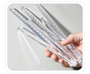 定規 三角柱 15cm 20cm 単品 1個 文具 事務用品 製図 透明 クリア 立体的 直線定規 直尺 ルーラー 測定スケール 学校 オフィス シンプル