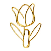 ゼムクリップ 10個セット ペーパークリップ 文具 文房具 お花 フラワー おしゃれ かわいい 事務用品 ステーショナリー