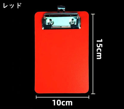 クリップボード ミニ バインダー ミニサイズ 10×15 クリップファイル 商品画像5