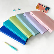 リングファイル 同色2枚セット ファイルケース ルーズリーフバインダー A4 8穴 シンプル 事務用品 文房具 書類 整理 整頓 資料 オフィス 仕事 学校 授業 ビジネス