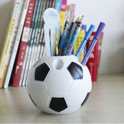 ペン立て ペンスタンド サッカーボール型 ペンホルダー 鉛筆立て 文房具入れ 小物入れ 収納 筆立て ユニーク 可愛い 卓上 整理用品 スッキリ