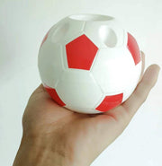 ペン立て ペンスタンド サッカーボール型 ペンホルダー 鉛筆立て 文房具入れ 小物入れ 収納 筆立て ユニーク 可愛い 卓上 整理用品 スッキリ