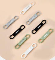 クリップペンホルダー 4個セット 磁石 マグネット式 文具 文房具 手帳アクセサリー ホワイトボード 挟む 簡単取付 伸びる シリコン 無地 単色 シンプル おしゃれ