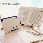 ブックスタンド 本立て 読書台 書見台 本スタンド タブレットスタンド スマホスタンド ブックレスト ブックホルダー 卓上 折りたたみ