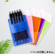 胸ポケット用 ペンケース 2枚セット ポケットプロテクター ガード 汚れ防止 インク漏れ 白衣 ワイシャツ ナース 看護師 医者
