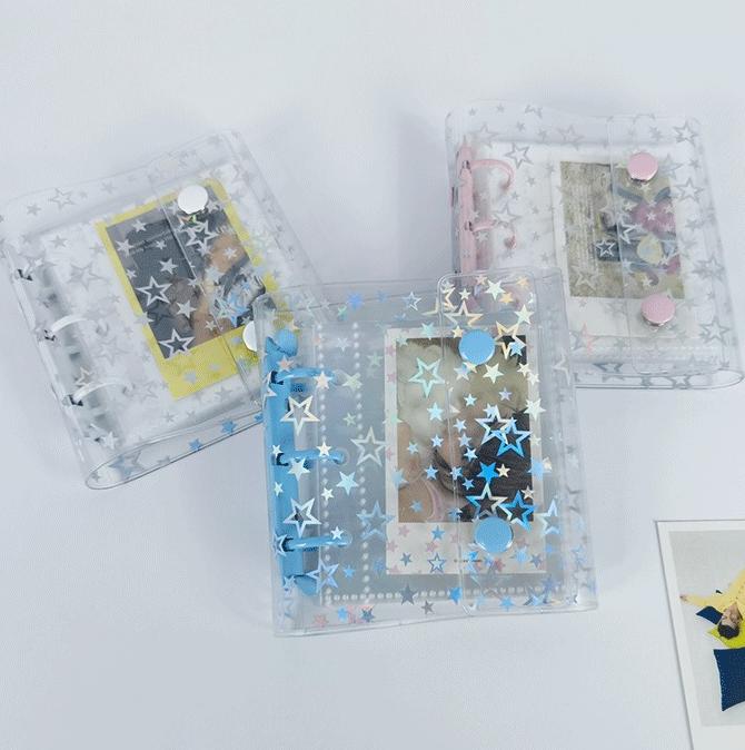 バインダー 3穴 A8 リングバインダー リングファイル フォトカードアルバム 商品画像2