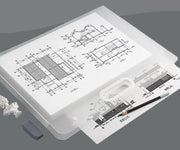 バッグ型ファイルケース A3 収納ケース アート ポスター 収納バッグ 持ち手付き 持ち運び ポートフォリオ スケッチ フォト 図面 書類 ドキュメントホルダー ストレージ フォルダー 軽量 ポータブル ハンドル付