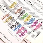 ゼムクリップ 5個セット ペーパークリップ ト音記号 文具 文房具 事務用品 ステーショナリー 可愛い おしゃれ ユニーク 紙クリップ 書類整理 オフィス