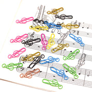 ゼムクリップ 5個セット ペーパークリップ ト音記号 文具 文房具 事務用品 ステーショナリー 可愛い おしゃれ ユニーク 紙クリップ 書類整理 オフィス