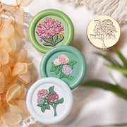 シーリングスタンプヘッド 付け替え用 単品 花 フラワー 植物 ボタニカル 手作り DIY 手紙 招待状 結婚式 便箋 ラッピング プレゼント ギフト