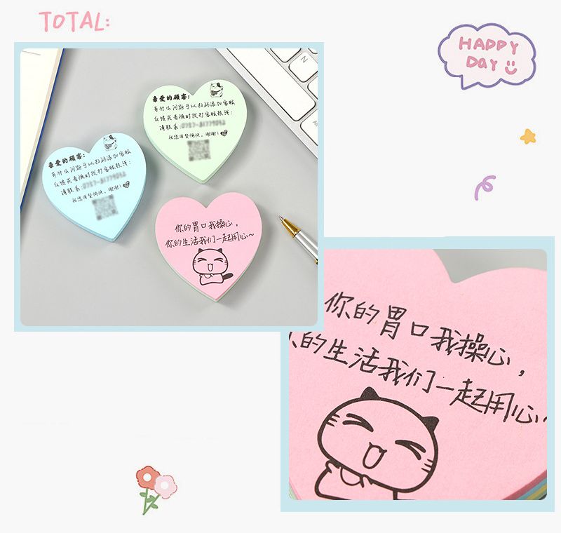 付箋 ふせん 100枚 同色2個セット 文具 事務用品 商品画像2