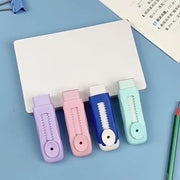 スティック型消しゴム イレイザー キッズ 子ども用 子供用 女の子 男の子 レディース 女性 メンズ 男性 ユニセックス 男女兼用 文房具 筆記用具 縦長 替え芯付き パステルカラー カジュアル ポップ ガーリー キュート 可愛い おしゃれ シンプル
