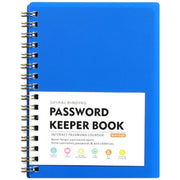 パスワードキーパーブック ノート A6サイズ リングノート インデックス付き 見出し アルファベット 記録 保管 持ち運び メモ帳 カラバリ豊富