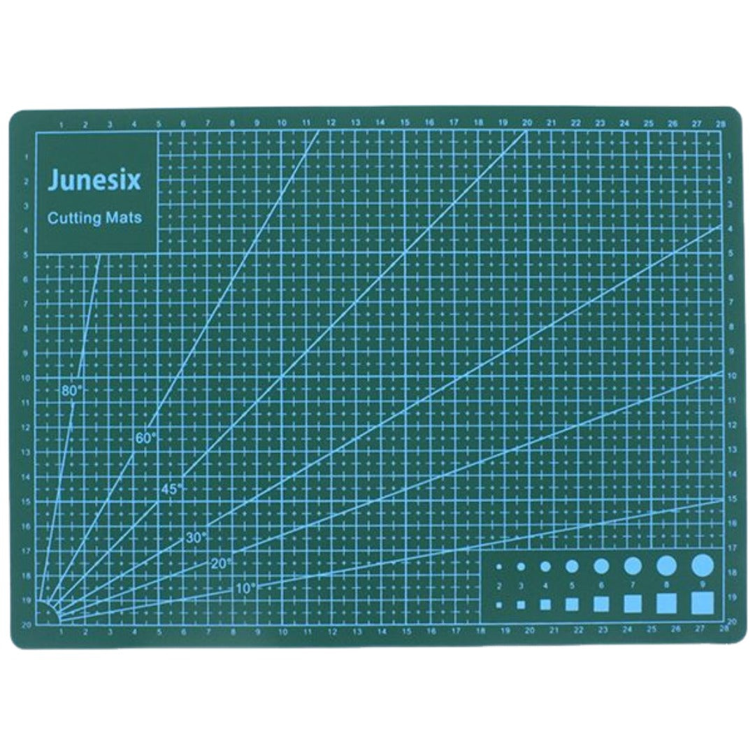 カッティングマット カッター板 A4 両面 日用品 文房具 ハンドメイド 四角 長方形 目盛り付き 方眼 カッター 裁断 シンプル コンパクト かわいい