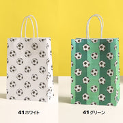 紙袋 手提げ ペーパーバッグ 4枚セット ギフトバッグ ラッピングバッグ 縦21cm 横幅15cm プレゼント用 ギフト用 紙手提げ サッカー 野球 バスケ ラグビー ボールモチーフ