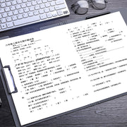 クリップボード バインダー ファイル A4 A3 二つ折り 縦型 書類入れ 文房具 事務用品 ビジネス オフィス 資料収納 無地